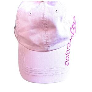 Colorado Corn  Trucker Cap hat Pink Cap America buckle back clean